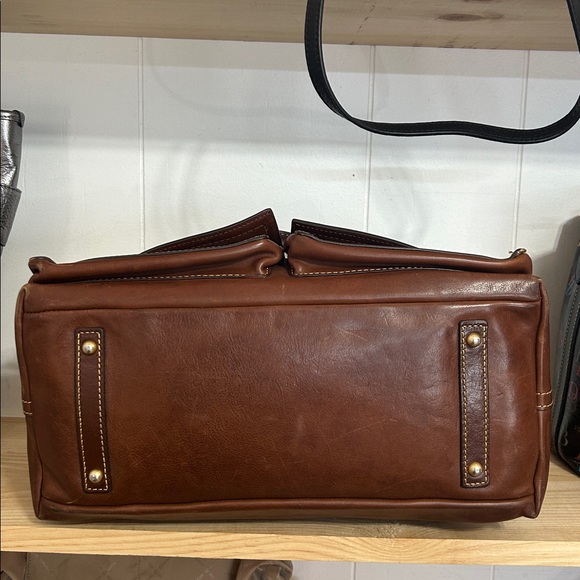 DOONEY & BOURKE LARGE BROWN FLORENTINE - Picture 3 of 16